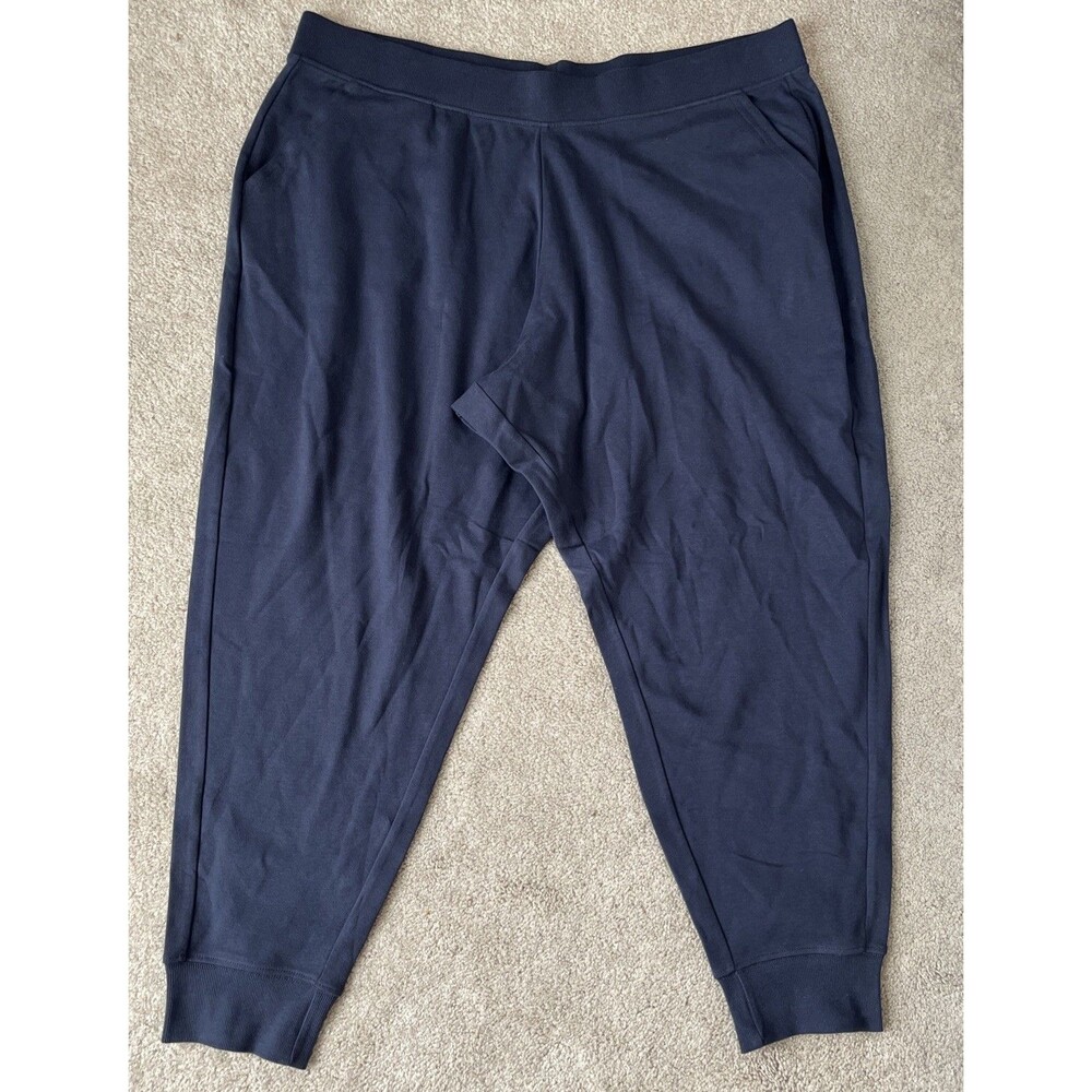 Pact Sweatpant Joggers Womens XXXL Blue Organic Cotton Loungewear Comfort Travel
